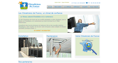 Desktop Screenshot of climaticiens.net